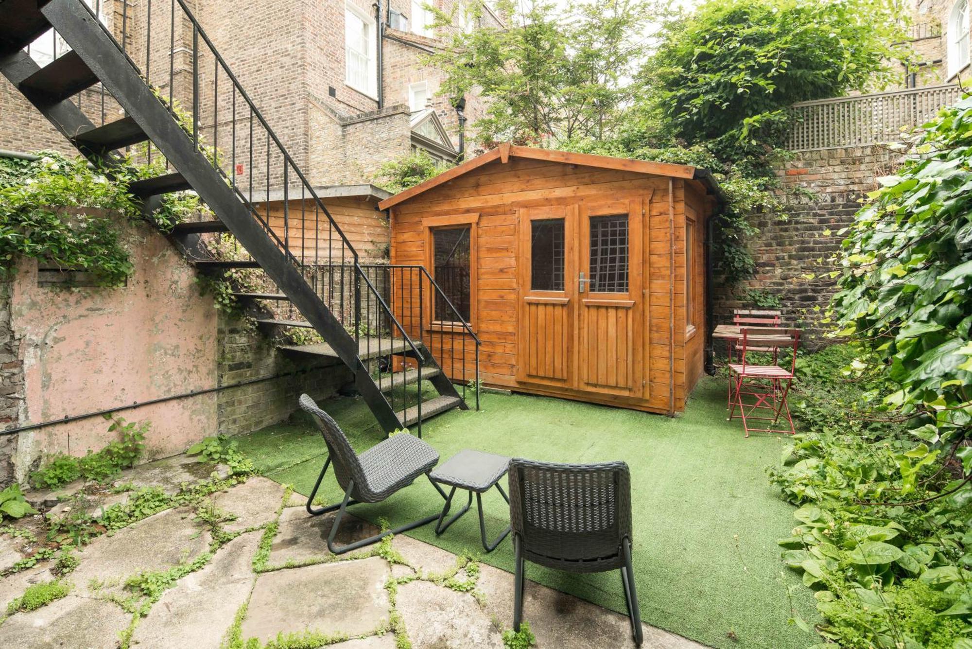 High-ceiling Gorgerous Victorian Flat With Private Garden - 3 Mins To Hyde Park, Kensington Palace, 8 Mins Nottinghill, High Street Kensington Station Apartament